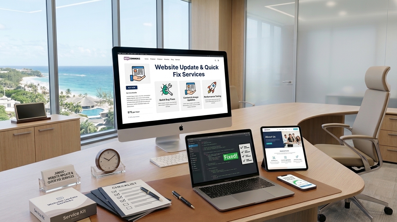 Website Update & Quick Fix Services